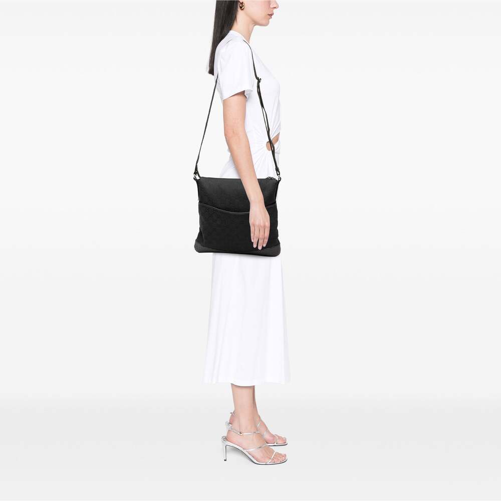 Gucci Zip Messenger Bag Gg Canvas With #260347G69B - Picture 7 of 7